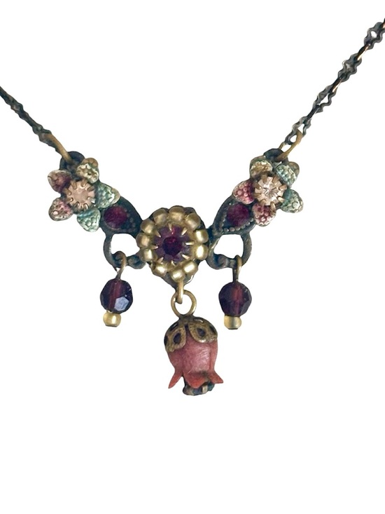 Michael Negrin Jewelry - Michael Negrin Vintage Floral Necklace Pendant
